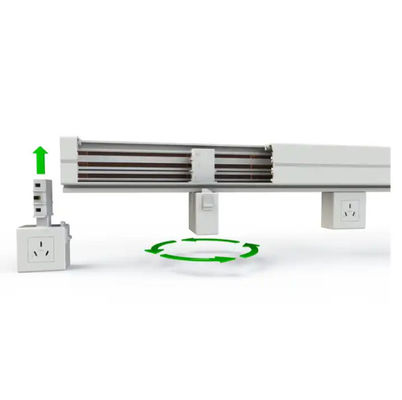 kaufen Oberflächenbefestigte Innenbeleuchtung Busway IP54 mit Silberfinish online manufacture