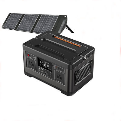 ซื้อ แบตเตอรี่ลิเดียมพกพา 500W โรงไฟฟ้าแสงอาทิตย์กลางแจ้ง online manufacture