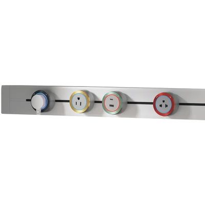 Buy 10A Power Rated Plastic track plug socket Set Package With 3 Outlets online manufacture