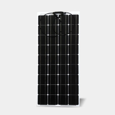 แผนแสงอาทิตย์แบบโมโนคริสตัลลินแบบครึ่งยืดหยุ่น 200W รถขับเคลื่อน RV และ แผนแสงอาทิตย์ทางทะเล