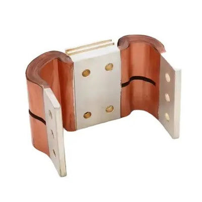 200A 1 นิ้วกว้างยืดหยุ่นทองแดง Busbar กับ Stranded ทองเหลือง Plated คอนดิวเตอร์