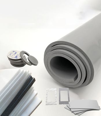 ROHS 2.0 Environmental Standards Elastomeric Silicone Foam with Water Absorption 5.0%