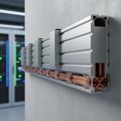 Copper Conductor Starline Track Busway Featuring Aluminum Alloy Housing Robust Electrical Power Distribution System