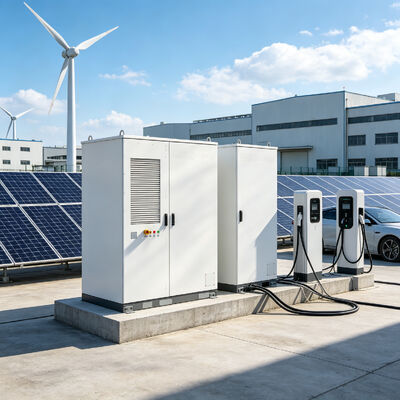418kWh Energy Storage Cabinet with Aerosol Fire Suppression and IP54 IP55 Protection for High Voltage BESS