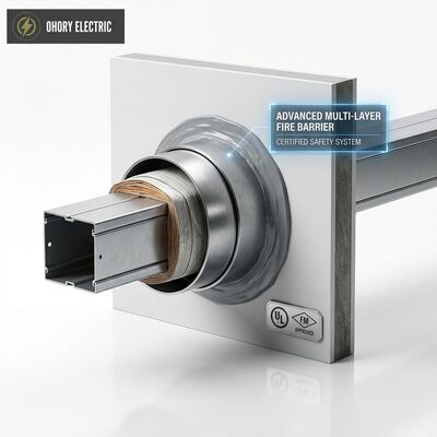 Fire Barrier Penetration Busway System 800A-3200A 2 Hour Fire Seal Kits for Data Center Compartment Crossing
